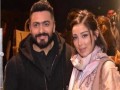  العرب اليوم - تامر حسني وبسمة بوسيل يحتفلان بتخرج ابنتهما الكبرى