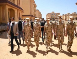  العرب اليوم - رئيس الأركان المصري يتفقد القوات الأمنية في سيناء