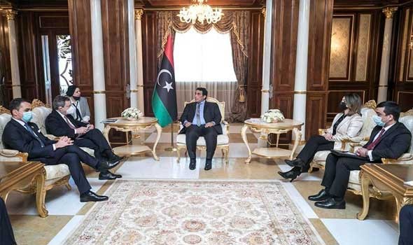 المنفي يبحث مع مجلس شيوخ ليبيا مشروع المصالحة الوطنية