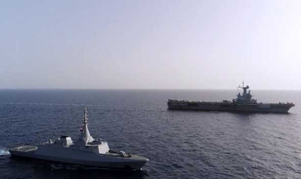  العرب اليوم - البحرية الأمريكية تعلن عن دخول مجموعة من حاملة الطائرات "رونالد ريغان" في بحر الصين الجنوبي