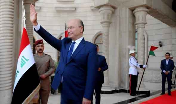  العرب اليوم - الرئيس العراقي يؤكد دعم بلاده للقضية الفلسطينية