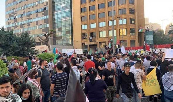  العرب اليوم - مظاهرة حاشدة في واشنطن للتنديد بسياسة الرئيس الأميركي تجاه الحرب في غزة