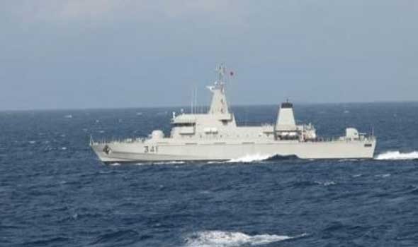  العرب اليوم - القوات البحرية السعودية تحتفي بتعويم  السفينة الحربية جازان