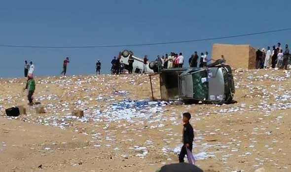  العرب اليوم - وفاة شخص وإصابة 15 آخرين في حادث سير على أوتوستراد دمشق حمص الدولي