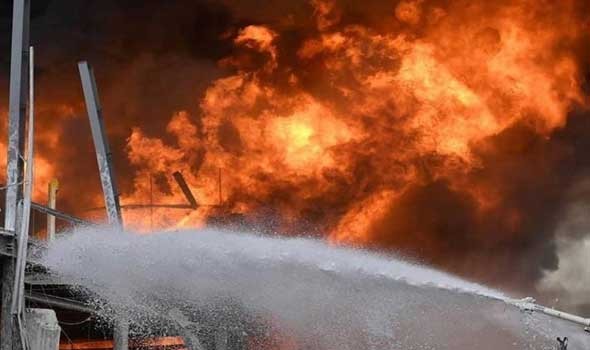  العرب اليوم - حريق يلتهم 28 سيارة في محافظة الإسكندرية