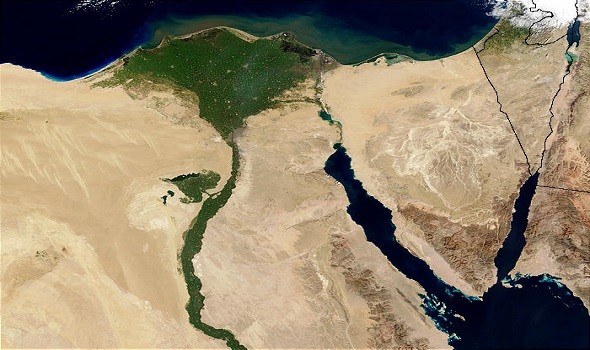 مصر تحفر قناة ضخمة بمحاذاة نهر النيل
