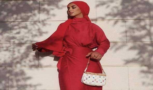  العرب اليوم - موديلات جذّابة لفساتين سهرة من مدونات الموضة المحجبات