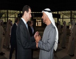  العرب اليوم - الرئيس السوري وولي عهد أبو ظبي يتبادلان التهاني بحلول عيد الفطر