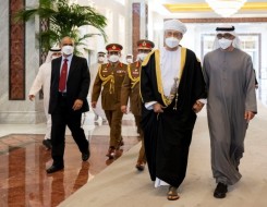  العرب اليوم - محمد بن زايد يستقبل الزعماء المتوافدون على الإمارات للتعزية في وفاة الشيخ خليفة
