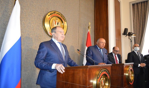  العرب اليوم - وزيرا خارجية روسيا ومصر يبحثان الوضع في غزة