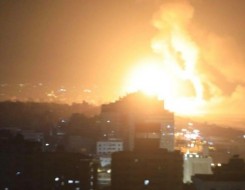  العرب اليوم - أول قصف إسرائيلي على غزة بعد فوز نتنياهو استهدف موقعاً لـ«حماس» في مخيم المغازي