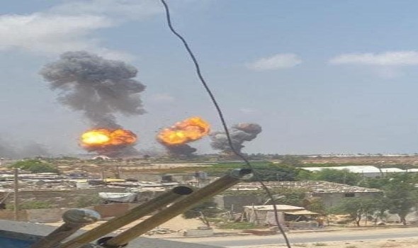  العرب اليوم - إسرائيل تستهدف 3 مواقع في ريف درعا السورية