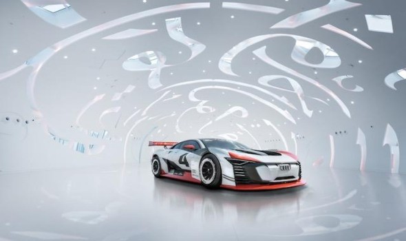 متحف المستقبل يعرض سيارة etron فيجن غران توريزمو من أودي