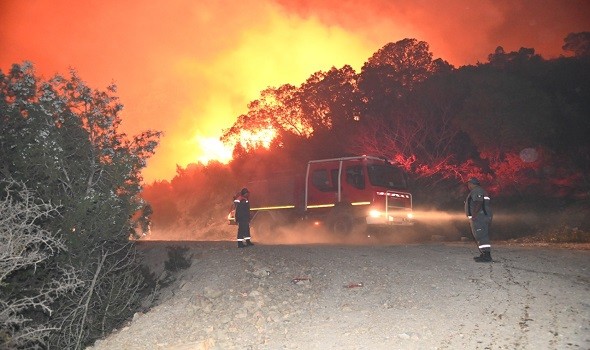  العرب اليوم - إجلاء 30 ألف شخص مع اندلاع حرائق الغابات في شمال كاليفورنيا