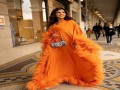  العرب اليوم - الفساتين الطويلة اختيار مي عمر منذ بداية فصل الربيع وصولًا إلى الصيف