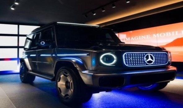 شركة الإمارات للسيارات تُقدم عرض أولي لـ مرسيدسبنز concept eqg الكهربائية بالكامل