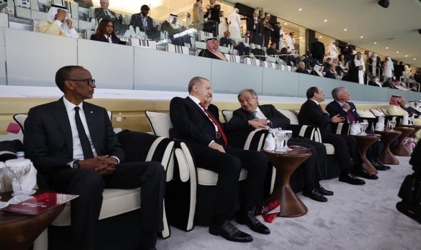  العرب اليوم - افتتاح مُبهر لمونديال قطر 2022 على استاد البيت بحضور محمد بن سلمان والسيسي وإردوغان