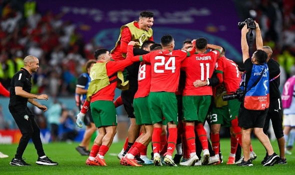  العرب اليوم - المغرب أول منتخب أفريقي وعربي في نصف نهائي المونديال