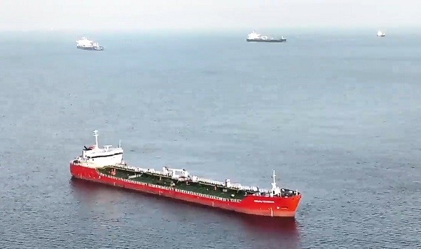  العرب اليوم - توقف الملاحة في خليج البوسفور في تركيا بسبب تعطل محرك سفينة