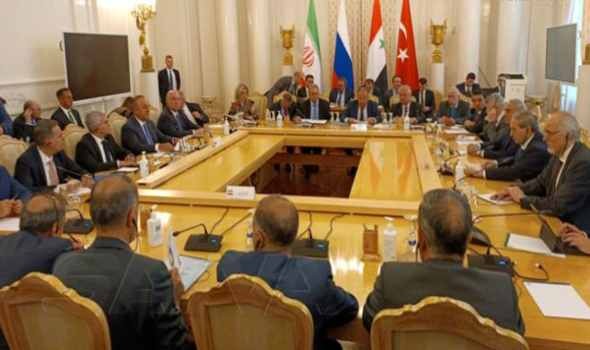  العرب اليوم - انطلاق الاجتماع الرباعي لوزراء خارجية سورية وروسيا وإيران وتركيا في موسكو ودمشق استبَقته بتكرار شروطها