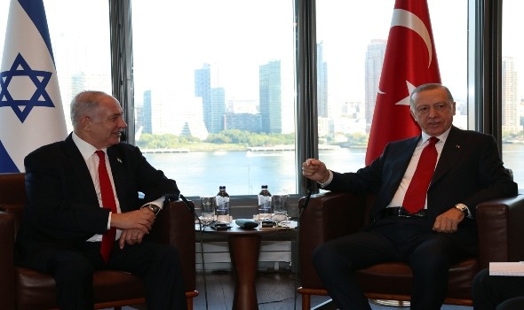  العرب اليوم - إردوغان ونتنياهو يلتقيان للمرة الأولى وسط تحسن العلاقات ويتفقا على تبادل الزيارات