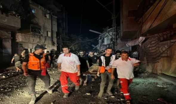  العرب اليوم - استشهاد 18 فلسطينيًا بقصف إسرائيلي على منزل في دير البلح