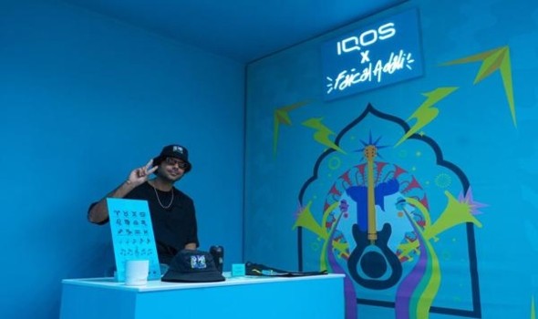  العرب اليوم - تعاون بين "iqos" والفنان المغربي فيصل عدلي خلال مهرجان Jazzablanca