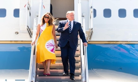 دونالد وميلانيا ترمب يحتفلان بالذكرى الحادية والعشرين لزواجهما