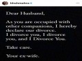  العرب اليوم - أميرة دبي تخبر زوجها أنها تطلب الطلاق عبر إنستغرام وتبلغ متابعيها أسباب طلاقها