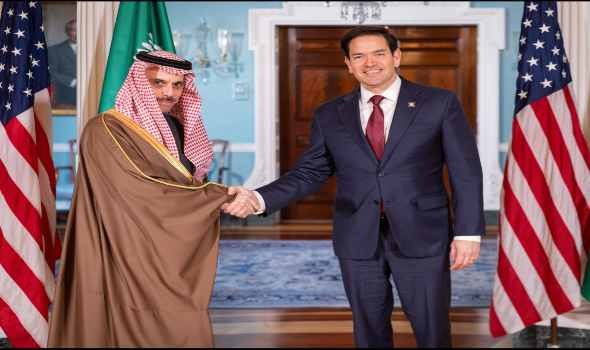  العرب اليوم - وزير الخارجية السعودي ونظيره الأميركي يبحثان أوضاع المنطقة والعالم