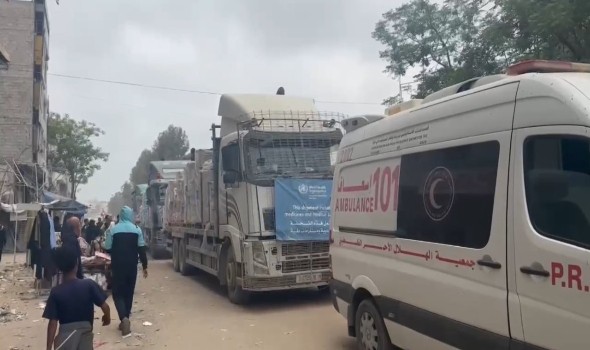  العرب اليوم - إسرائيل تبدأ بإدخال المساعدات إلى غزة وتعرض خطة لتوزيعها دون تدخل حماس