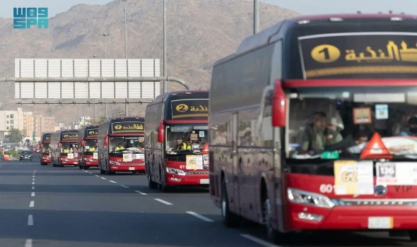  العرب اليوم - السعودية تخصص أكثر من 12 ألف رحلة و30 ألف حافلة لخدمة ضيوف الرحمن