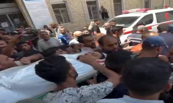  العرب اليوم - استشهاد 4 صحفيين في قصف إسرائيلي على مستشفى المعمداني بغزة