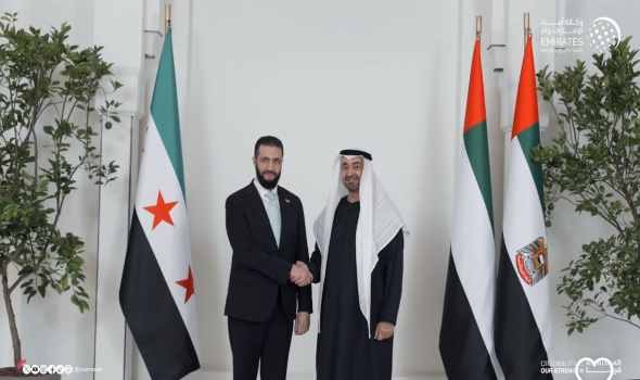  العرب اليوم - محمد بن زايد يستقبل الرئيس السوري أحمد الشرع في زيارة عمل إلى الإمارات