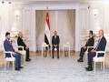  العرب اليوم - السيسي يبحث مع عقيلة صالح سبل التسوية السياسية الشاملة في ليبيا ويؤكد أن استقرارها أولوية وامتداد لأمن مصر القومي