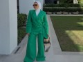  العرب اليوم - اختاري لفات الطرح المناسبة للوجه البيضاوي من وحي مدونات الموضة المحجبات