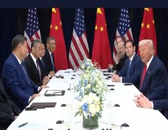  العرب اليوم - ترامب وشي يغادران كوريا الجنوبية بعد محادثات مطولة بين الجانبين استمرت أكثر من ساعة