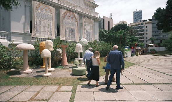  العرب اليوم - تصميمات رخامية تُعيد إحياء الحمّامات الرومانية في قلب بيروت