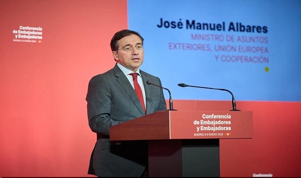  العرب اليوم - وزير الخارجية الإسباني يؤكد رفض السلوك المسيء في مباراة مصر وإسبانيا