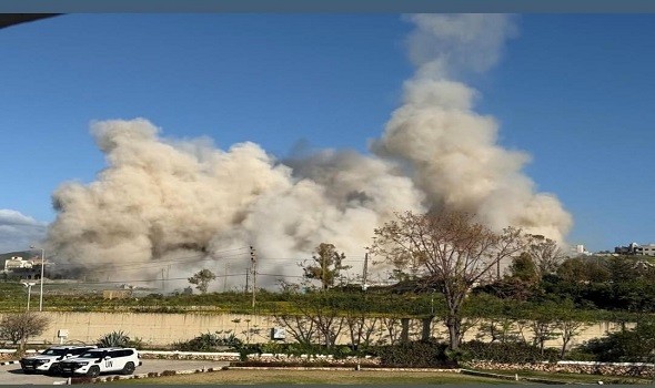  العرب اليوم - إسرائيل تنذر سكان أحياء في صور وتستهدف بنى تحتية لحزب الله في بيروت