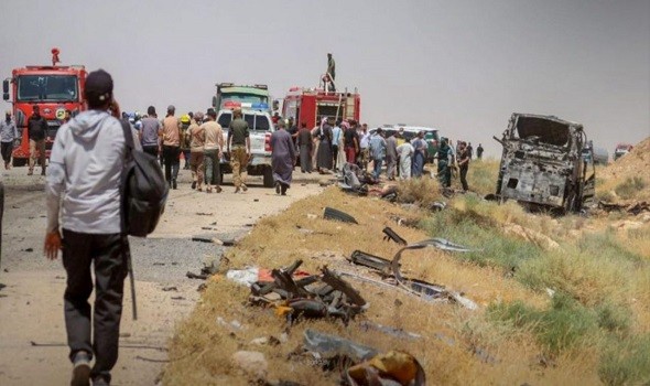  العرب اليوم - مقتل وإصابة العشرات في حادث سير مروع على طريق دمشق–دير الزور