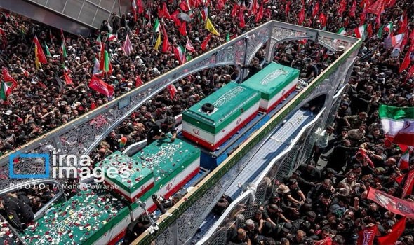  العرب اليوم - بعد تكهنات الكشف عن هوية الرجل المقنع في جنازة خامنئي