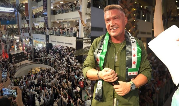  العرب اليوم - وسط استقبال جماهيري حاشد وأجواء غير مسبوقة "المايسترو" اللبناني يُطلق مشروبه الجديد في دمشق